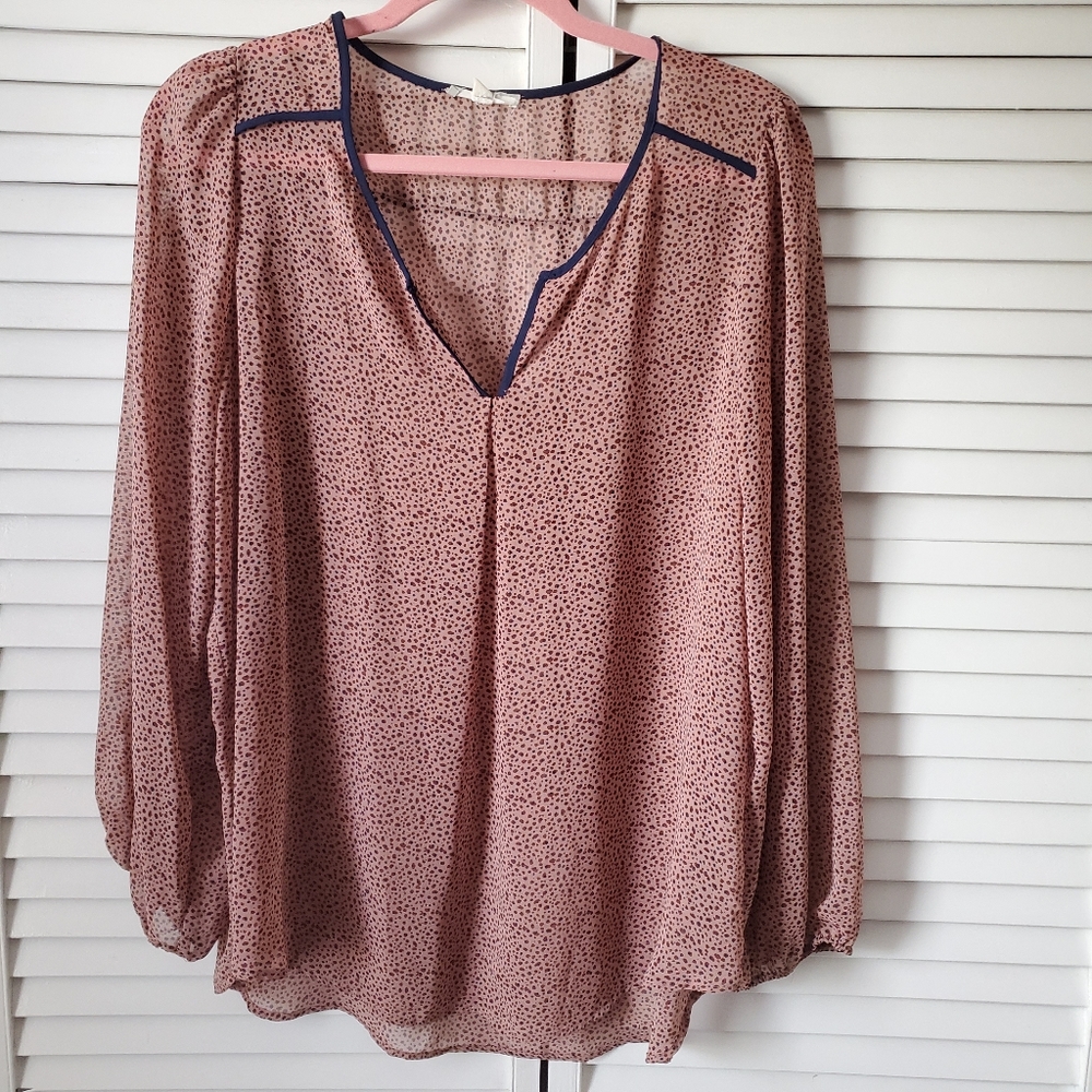 Pleione sheer blouse XL